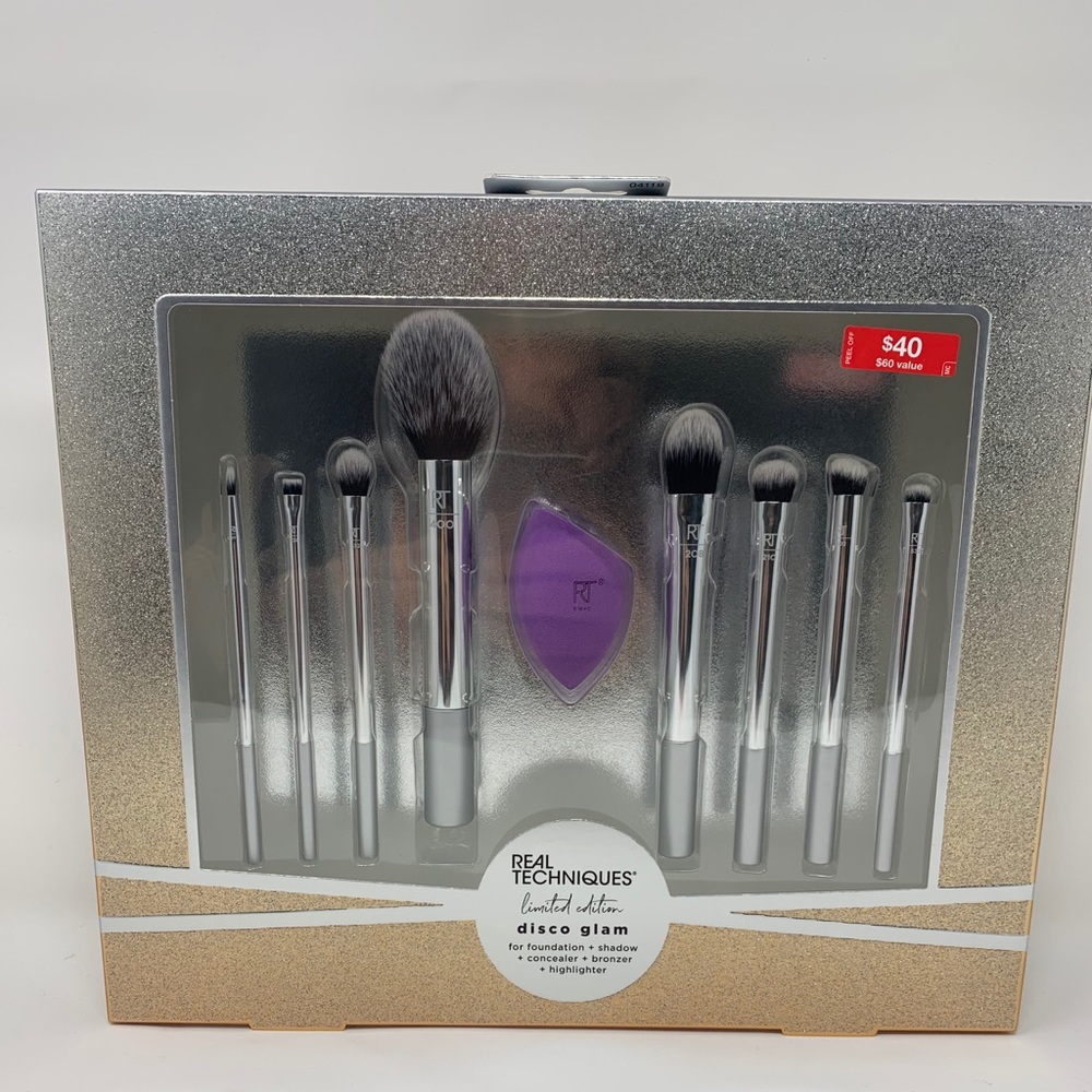 Real Techniques LE Disco Glam Makeup Brush Set